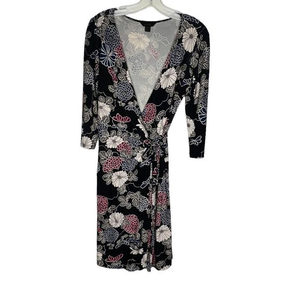 Express Floral Wrap Dress - Picture 1 of 6